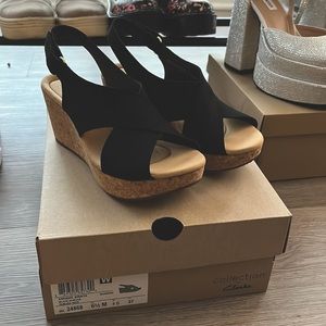 Clarks collection wedge sandals